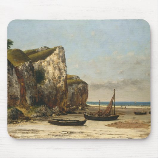 Gustave Courbet - Beach in Normandy Muismat (Voorkant)