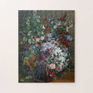 Gustave Courbet Bouquet in een Vase Art Legpuzzel