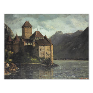 Gustave Courbet - Chillon Castle Foto Afdruk