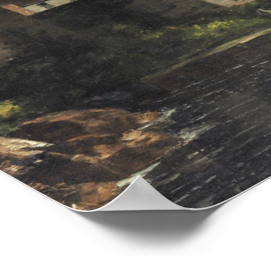 Gustave Courbet - Chillon Castle Poster (Hoek)