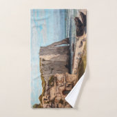 Gustave Courbet - Cliffs at Etretat after Storm Bad Handdoek (Handdoek)