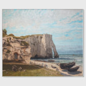 Gustave Courbet - Cliffs at Etretat after Storm Cadeaupapier (Vlak)