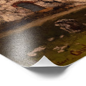 Gustave Courbet - Cliffs at Etretat after Storm Foto Afdruk (Hoek)