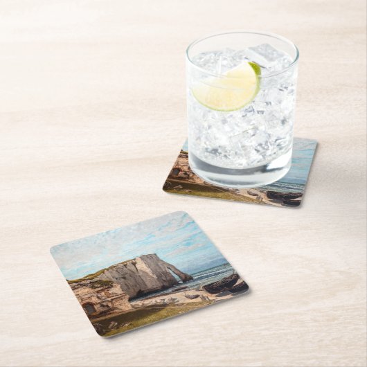 Gustave Courbet - Cliffs at Etretat after Storm Kartonnen Onderzetters (Insitu)