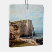 Gustave Courbet - Cliffs at Etretat after Storm Keramisch Ornament (Rechts)