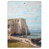 Gustave Courbet - Cliffs at Etretat after Storm Klembord (Achterkant)