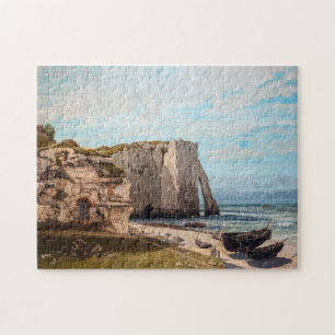 Gustave Courbet - Cliffs at Etretat after Storm Legpuzzel