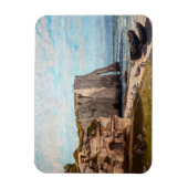 Gustave Courbet - Cliffs at Etretat after Storm Magneet (Verticaal)