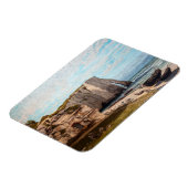 Gustave Courbet - Cliffs at Etretat after Storm Magneet (Linkerzijde)