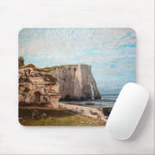 Gustave Courbet - Cliffs at Etretat after Storm Muismat (Met muis)