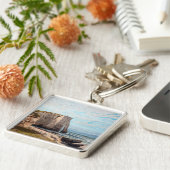 Gustave Courbet - Cliffs at Etretat after Storm Sleutelhanger (Zijkant)