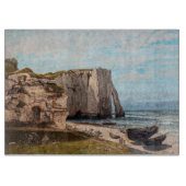 Gustave Courbet - Cliffs at Etretat after Storm Snijplank (Voorkant)