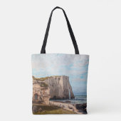 Gustave Courbet - Cliffs at Etretat after Storm Tote Bag (Achterkant)
