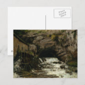 Gustave Courbet - de bron van het Loue Briefkaart (Voorkant / Achterkant)