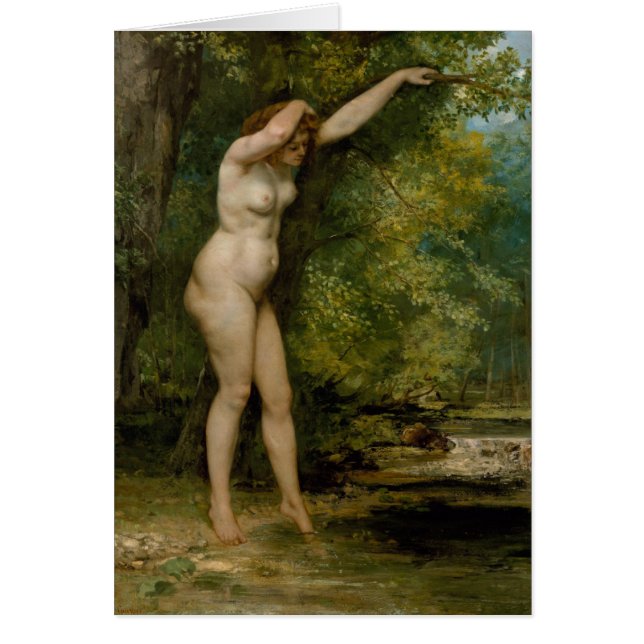 Gustave Courbet | De jonge bather (Voorkant)