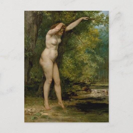 Gustave Courbet | De jonge bather Briefkaart (Voorkant)