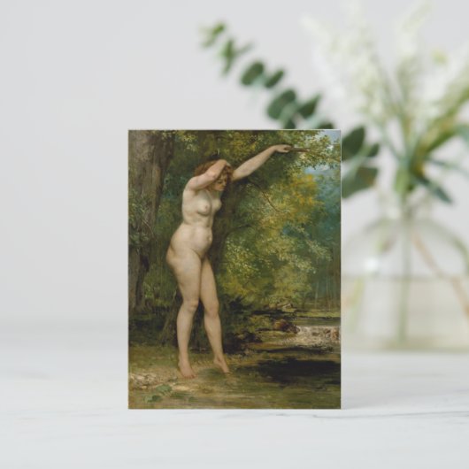 Gustave Courbet | De jonge bather Briefkaart (Staand voorkant)