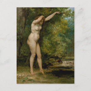 Gustave Courbet De jonge bather Briefkaart