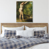 Gustave Courbet | De jonge bather Canvas Afdruk (Insitu (Slaapkamer))