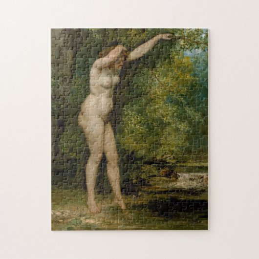Gustave Courbet | De jonge bather Legpuzzel (Verticaal)