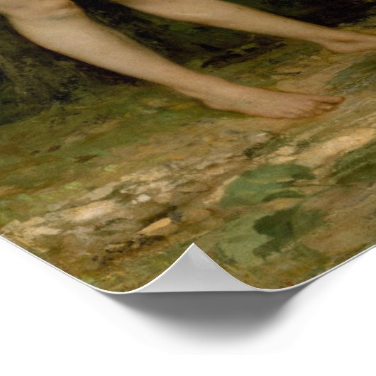 Gustave Courbet | De jonge bather Poster (Hoek)