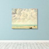 Gustave Courbet | Het Zee Calm Canvas Afdruk (Insitu (Houten vloer))