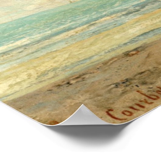 Gustave Courbet | Het Zee Calm Poster (Hoek)