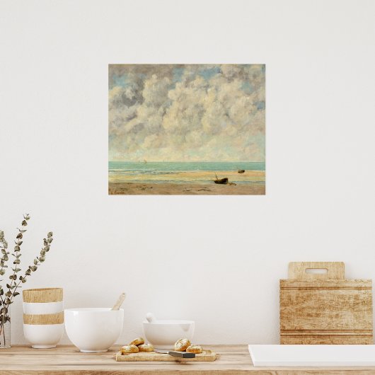 Gustave Courbet | Het Zee Calm Poster (Keuken)