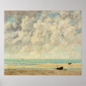 Gustave Courbet | Het Zee Calm Poster (Voorkant)