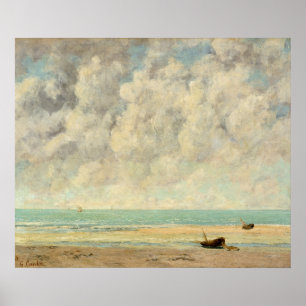 Gustave Courbet   Het Zee Calm Poster