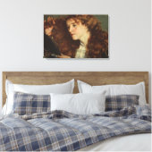 Gustave Courbet - Jo, het prachtige Ierse meisje Canvas Afdruk (Insitu (Slaapkamer))