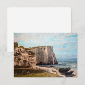Gustave Courbet - Kliffen bij Etretat na storm Bedankkaart (Voorkant / Achterkant)