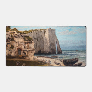 Gustave Courbet - Kliffen bij Etretat na storm Bureaumat