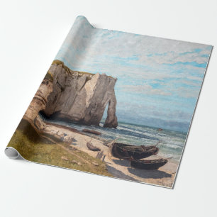 Gustave Courbet - Kliffen bij Etretat na storm Cadeaupapier