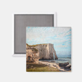 Gustave Courbet - Kliffen bij Etretat na storm Magneet (Voorkant / Achterkant)