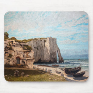 Gustave Courbet - Kliffen bij Etretat na storm Muismat