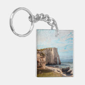 Gustave Courbet - Kliffen bij Etretat na storm Sleutelhanger (Voorkant Links)