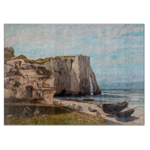 Gustave Courbet - Kliffen bij Etretat na storm Snijplank