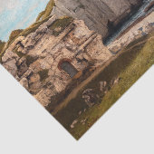 Gustave Courbet - Kliffen bij Etretat na storm Tissuepapier (Detail)