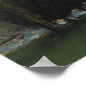 Gustave Courbet - Laloue Valley Poster (Hoek)