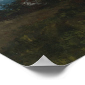 Gustave Courbet - Landscape met Flowery Massiv Poster (Hoek)