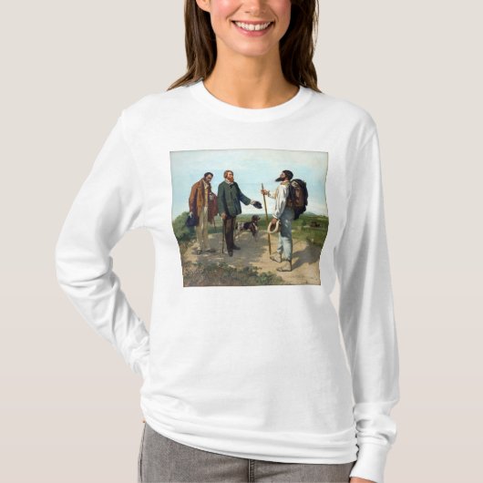 Gustave Courbet Painting T-shirt (Voorkant)