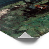 Gustave Courbet Panoramisch Uitzicht van de Alpen Poster (Hoek)