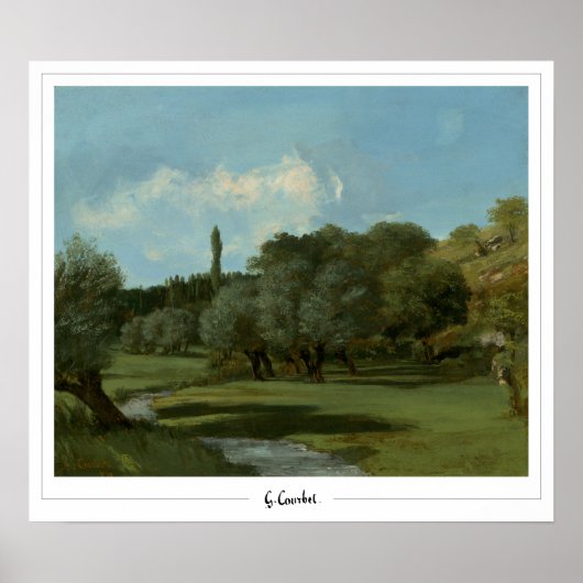 Gustave Courbet Schone Kunsten #206 Poster (Voorkant)