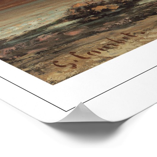 Gustave Courbet Schone Kunsten #705 Poster (Hoek)