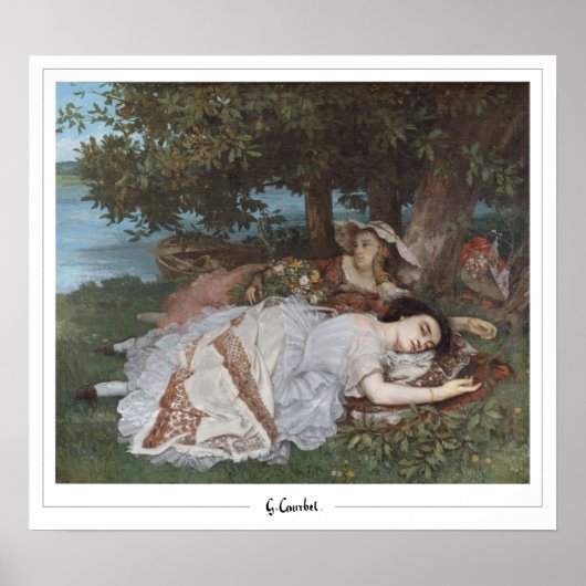 Gustave Courbet Schone Kunsten #96 Poster (Voorkant)