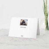 Gustave Courbet - Self-Portret met een zwarte hond Kaart (Achterkant)