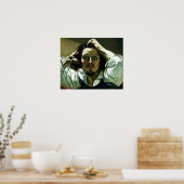 Gustave Courbet - Self Portret Poster (Keuken)
