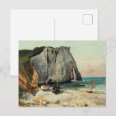 Gustave Courbet | The Cliffs of Etretat, the Port Briefkaart (Voorkant / Achterkant)
