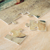 Gustave Courbet | The Cliffs of Etretat, the Port  Legpuzzel (Zijkant)